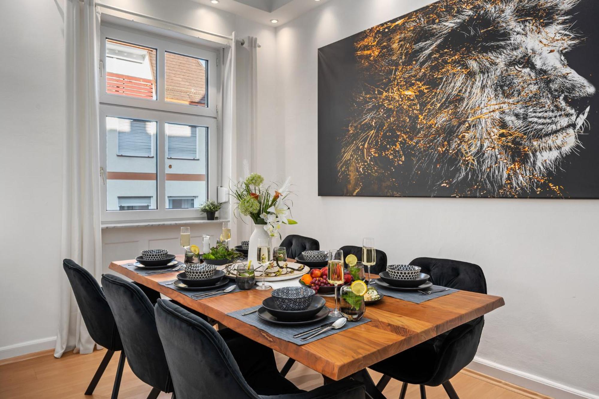Ferienwohnung Blassdoerfer - Modernes Apartment In Bester Lage Und 93 Qm2 Bad Kissingen Esterno foto