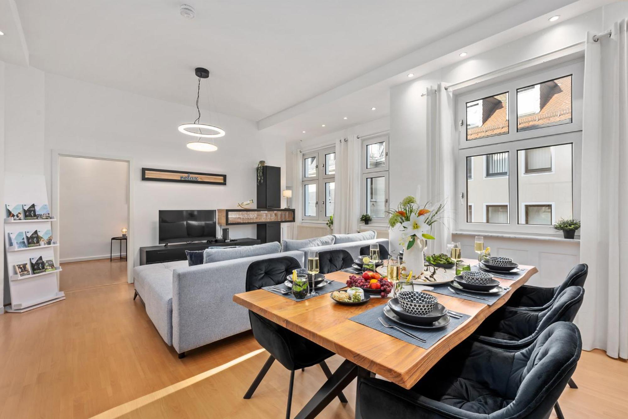 Ferienwohnung Blassdoerfer - Modernes Apartment In Bester Lage Und 93 Qm2 Bad Kissingen Esterno foto