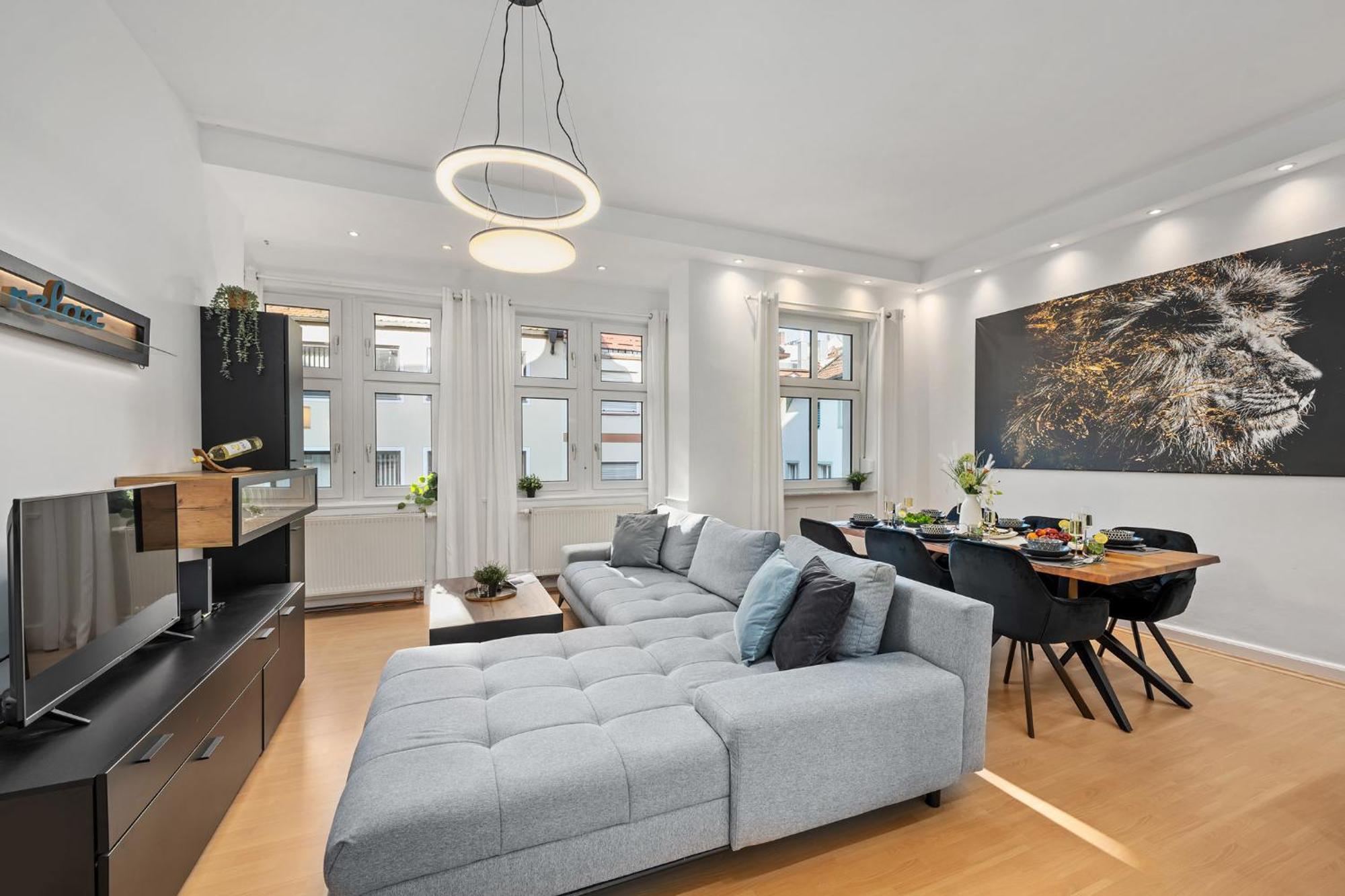 Ferienwohnung Blassdoerfer - Modernes Apartment In Bester Lage Und 93 Qm2 Bad Kissingen Esterno foto